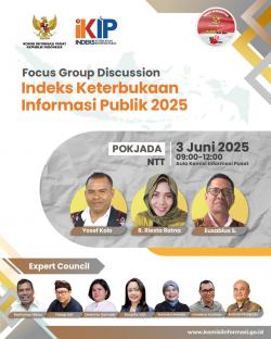 Komisi Informasi Pusat Gelar FGD IKIP Bersama Pokjada NTT 2025, Potret Keterbukaan Informasi