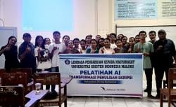 FEBIS UKIM Bikin Pelatihan AI Transformasikan Penulisan Skripsi Mahasiswa Riring Rumasoal