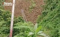 BREAKING NEWS: Longsor 30 Meter Jalan Penghubung Pupuring dan Desa Pao-pao Putus Total