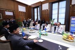 Inilah Momen Saling Sapa Prabowo-Megawati 