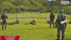 Tajamkan Skill Tempur, Personel Kodim 1402/Polman Giat Latihan Menembak di Lapangan Sila-Sila