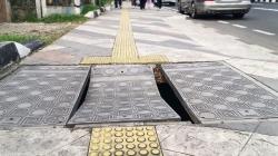 Kerusakan Trotoar Margonda Tepat di Jalur Disabilitas, Tunanetra Bisa Terperosok