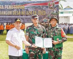 WAKASAD Resmi Tutup TMMD Reguler Ke-124 Kodim 1012/Btk di Barito Selatan