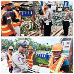 Satlantas Polresta Palangka Raya Gelar Edukasi Tertib Lalu Lintas Bagi Pengguna jalan