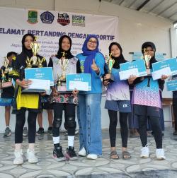 Cara SMPN 2 Telagasari Tarik Minat Siswa Baru Lewat Turnamen Voli