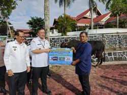 95 Hewan Kurban Diserahkan ke Sejumlah Masjid oleh Bupati Lamandau