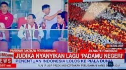 SUGBK BERGEMURUH! Prabowo Ikut Bernyanyi Rumah Kita Bersama Suporter Laga Timnas Indonesia Vs China