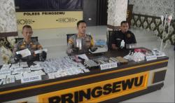 Praktik Infus Whitening Ilegal di Pringsewu Digerebek Polisi, Ratusan Barang Bukti Disita