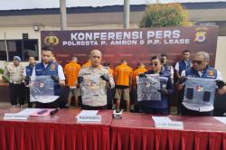 Polresta Ambon Bongkar Jaringan Curanmor, 25 Sepeda Motor Diamankan