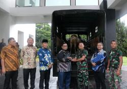 Presiden Prabowo Subianto Kurban Dua Ekor Sapi di Deli Serdang, Total 10.073 Hewan Disembelih