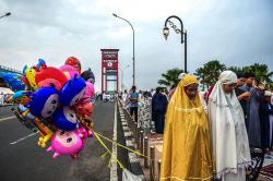 Potret  Shalat Idul Adha 1446 H di Palembang