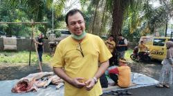Wow! Sapi Ternyata Tau Pria Ganteng, Pasrah saat Disembelih dr Farabi El Fouz Arafiq