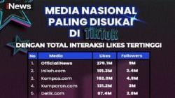 iNews Dinobatkan Jadi Media Nasional Paling Disukai di TikTok, Ungguli Lainnya