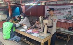 Senangnya Driver Ojol Batam Dapat Layanan Cek Kesehatan Gratis dari Polisi