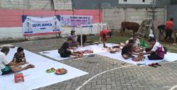 DPD Perindo Tangerang Salurkan Sapi Kurban Berbobot 600 Kg di Grand Batavia Spring Pasar Kemis