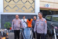 Remaja Tanggamus Curi Motor Teman, Modus Ditarik Leasing Terbongkar Polisi