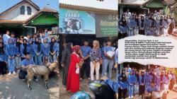 Tanpa Perpisahan Mewah, Siswa Kelas 9i SMPN 1 Tasikmalaya Pilih Berbagi Hewan Kurban dari Uang Kas