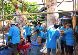 Kurban di Masjid Jami' Al-Ikhlash Sukaurip Indramayu, Sembelih 15 Sapi dan 23 Kambing