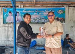 BNNP Kalteng Sembelih 3 Ekor Sapi Kurban di Hari Raya Idul Adha, Dagingnya Dibagikan ke Masyarakat