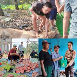 DPD LDII Way Kanan salurkan 3.654 Bingkisan Daging Kurban kepada Masyarakat dan Stakeholder