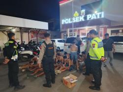 Polresta Pati Gagalkan Aksi Tawuran Gangster di Malam Hari