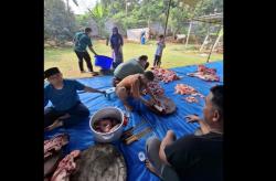 Potong 11 Sapi, Qonita Sebut Kurban Bentuk Ketaatan kepada Allah SWT dan Memupuk Kebersaman Sesama