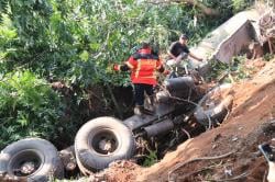 Kecelakaan Tangki Air di Gekbrong, Dua Meninggal Dunia dan Delapan Luka-Luka