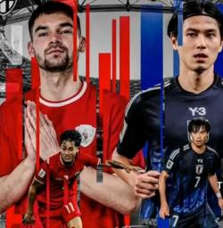 Cara Nonton Live Streaming Kualifikasi Piala Dunia Jepang vs Indonesia