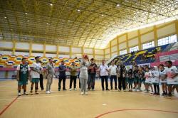 Bupati Kobar Buka Perbasi Tournament 2025, Wadah Pembinaan Atlet Muda