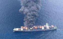 Kapal Kargo Singapura Meledak di Laut Arab, 4 Kru Hilang