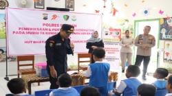 Peringati Hari Bhayangkara ke-79, Polres Sragen Gelar Pemeriksaan Kesehatan untuk 73 Murid TK