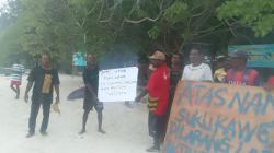 Breaking News: Pemilik Hak Ulayat Palang Pulau Wayag, Protes Pencabutan Izin Tambang Nikel