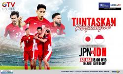Daftar Saluran TV dan Live Streaming Resmi Jepang vs Indonesia, Cek di Sini!