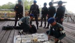 TNI AL Dumai Gagalkan Penyelundupan 48 kg Sabu