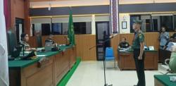 Judi Sabung Ayam, Peltu Yun Henry Lubis Jalani Sidang Perdana