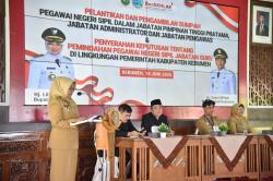 Bupati Kebumen Lilis Nuryani Lantik 18 Pejabat Struktural, Ini Daftar Lengkapnya