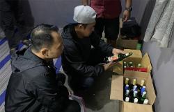 Operasi Gabungan di Kulonprogo, Amankan Ratusan Botol Miras Ilegal