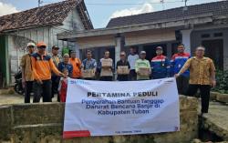Banjir Tuban, Pertamina Bantu Warga Terdampak