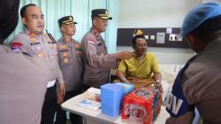 Sambut Hari Bhayangkara Ke-79, Polres Pekalongan Gelar Anjangsana kepada Anggota yang sedang Sakit