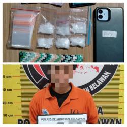 Pengedar Shabu Diringkus Polres Pelabuhan Belawan Sita Barang Bukti Siap Edar
