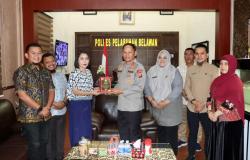 Kapolres Pelabuhan Belawan Terima Audiensi KPU Kota Medan
