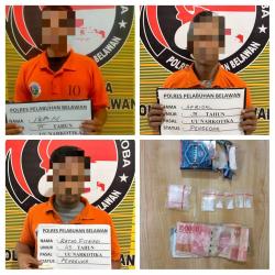 Operasi Sabu Gagal Total: 3 Pelaku Masuk Daftar Tamu Sat Narkoba Polres Pelabuhan Belawan