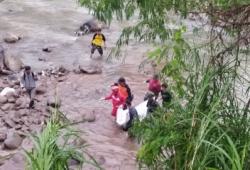 Pencari Ikan Hanyut di Sungai Progo Ditemukan Meninggal Terjepit Diantara Bebatuan