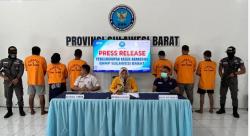 BNNP Sulbar Bongkar 7 Kasus Narkoba, 12 Tersangka Diciduk, Sabu Setengah Kilo Disita
