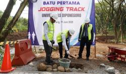 Rp11,9 Miliar untuk Jogging Track 2 Undip, Jalur Lari Baru di Area Hutan Kampus