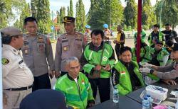 Polres Pekalongan Gelar bakti Kesehatan Gratis kepada Pengemudi Ojek