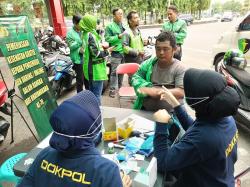 Targetkan 4.000 Pengemudi Ojek Online, Polda Jateng Terus Gulirkan Layanan Kesehatan Gratis
