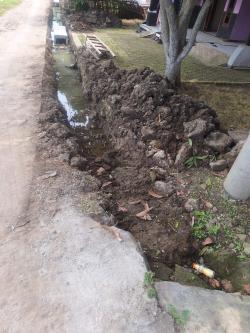 Proyek Rehabilitasi Saluran Drainase di Rawamerta Diduga Tak Sesuai Spesifikasi, PUPR Buka Suara