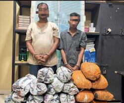 Polisi Tangkap 2 Pengedar Ganja di Depan Kantor Bupati Pidie Jaya, Amankan 18 Kg Barang Bukti