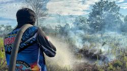Cuaca Panas Picu Kebakaran Lahan Hampir Setengah Hektar di Palangka Raya